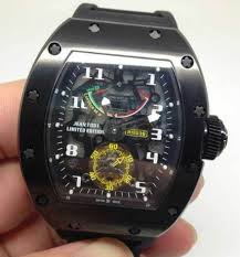 Replica Richard Mille RM 036 all black Men Watch Replica Richard Mille RM 036 all black Men Watch
